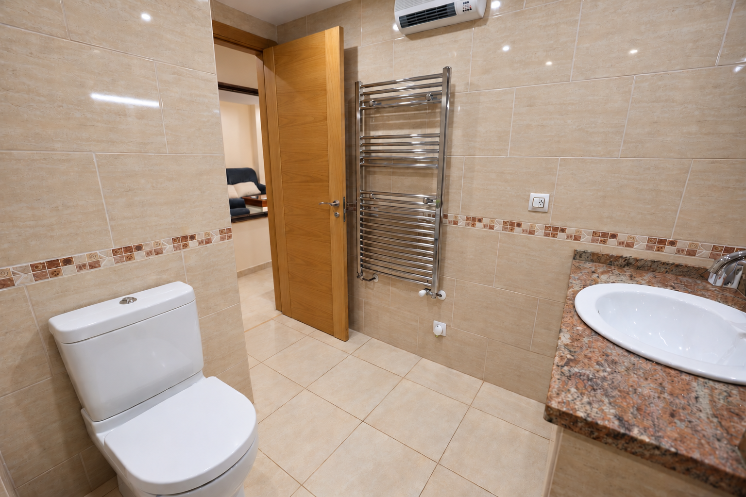 Badezimmer der Wohnung