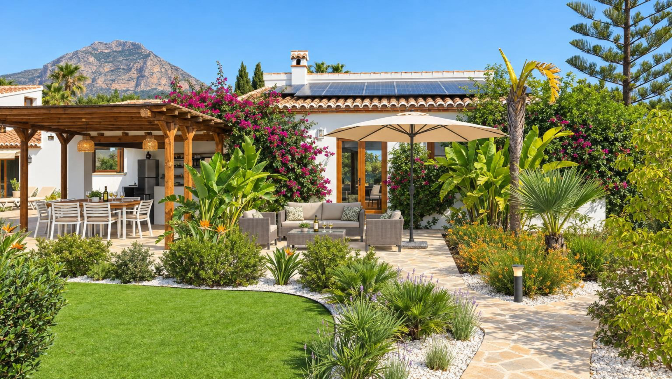 Komplett renovierte Villa zum Verkauf in Jávea, nur wenige Gehminuten von der Altstadt entfernt