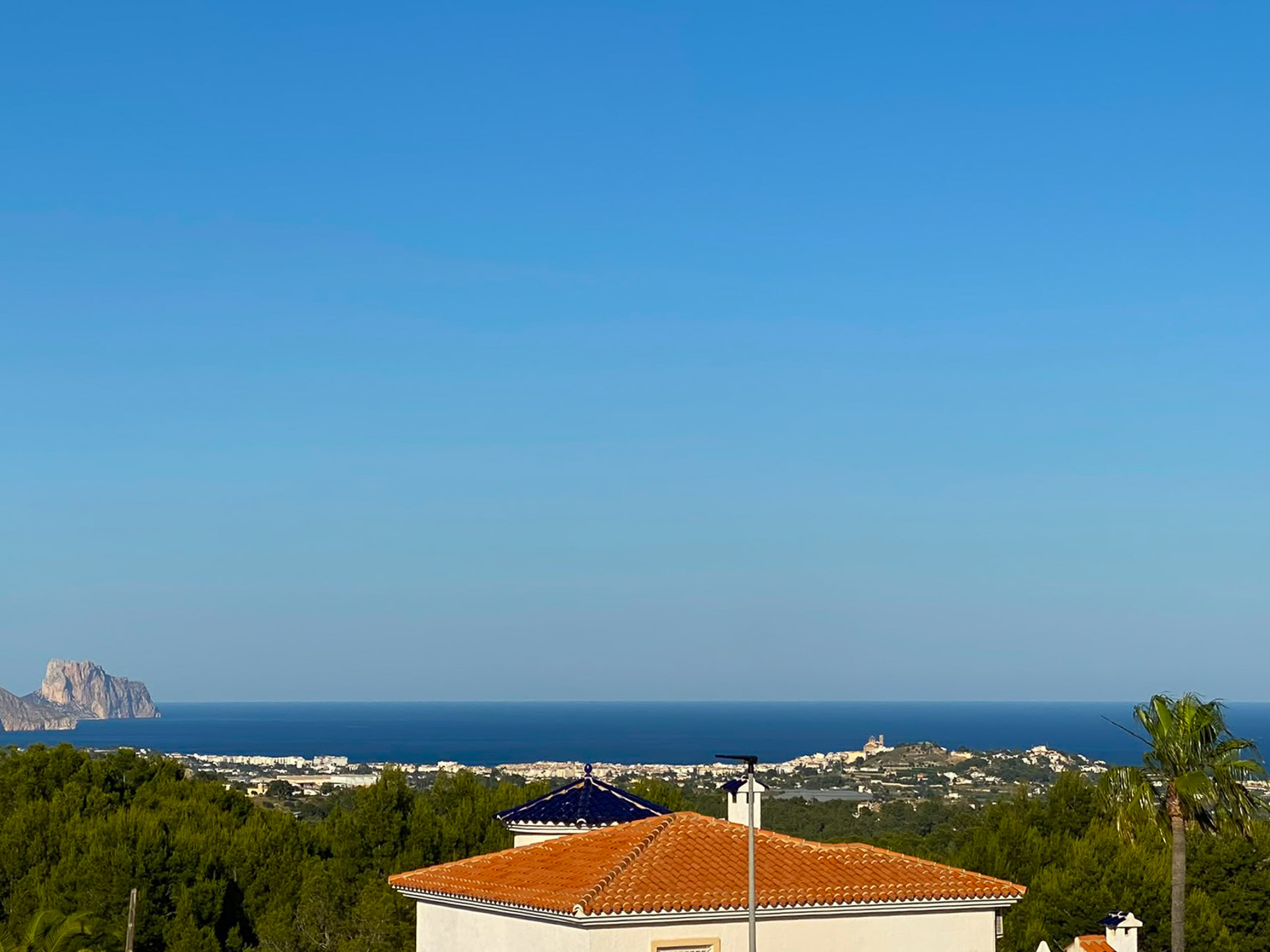 Panoramablick auf das Meer