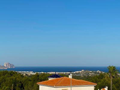 Panoramablick auf das Meer