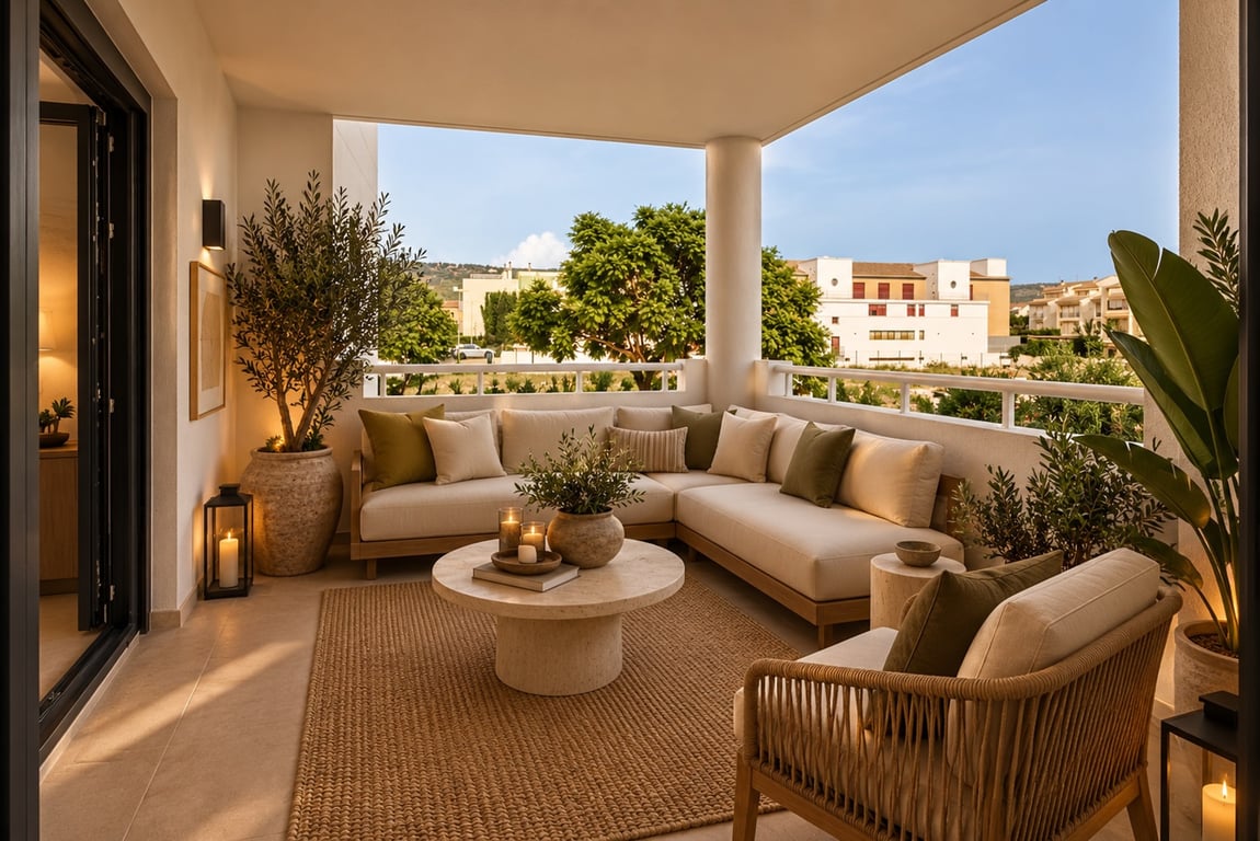 Überdachte Terrasse