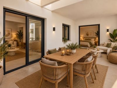 Terrasse der Wohnung