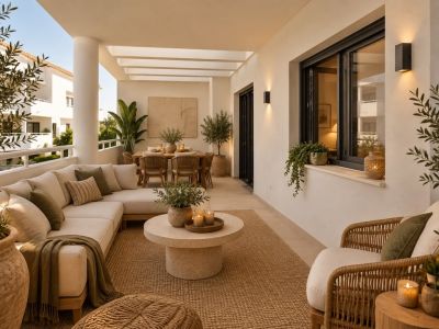Überdachte Terrasse