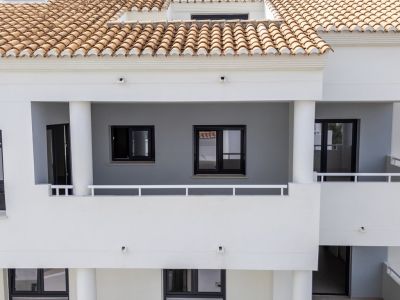 Außenfassade mit Terrassen