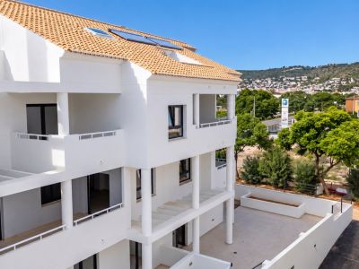 Außenansicht des Apartmentgebäudes