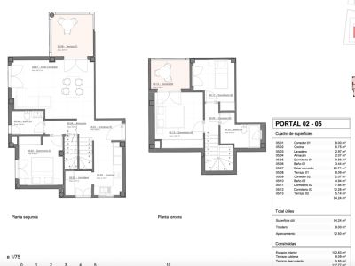Grundriss der Wohnung