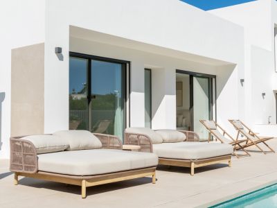 Terrasse am Pool