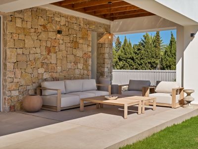 Überdachte Terrasse