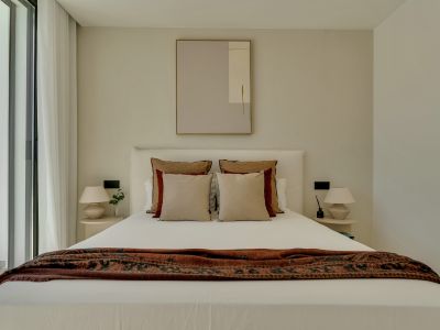 Schlafzimmer der Villa