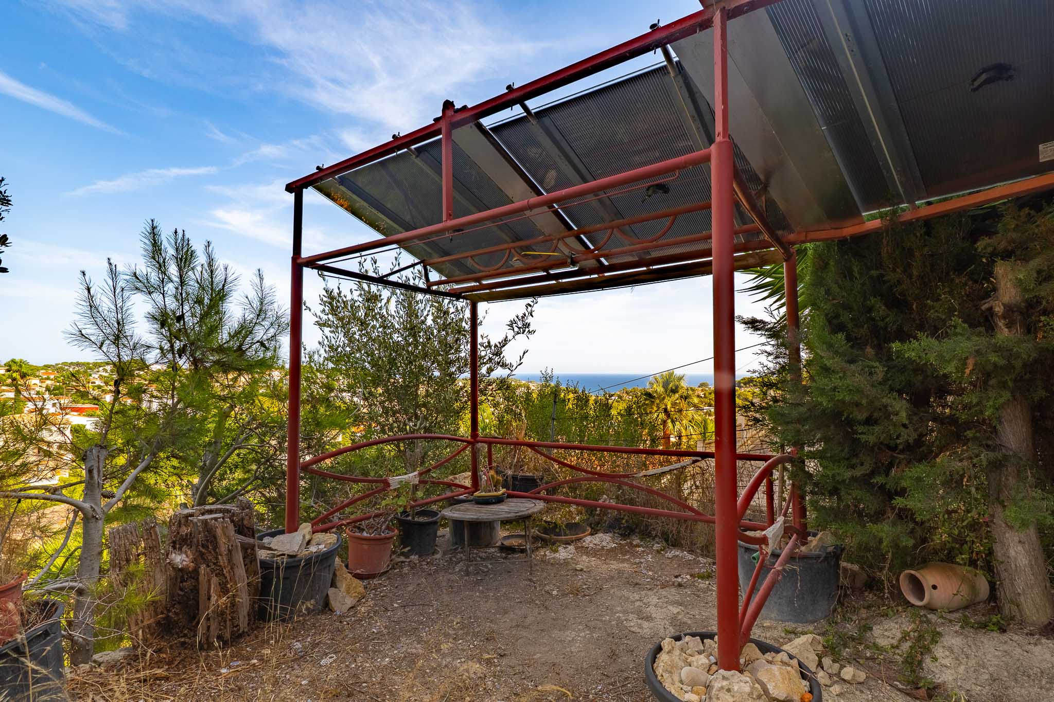 Pergola mit Meerblick