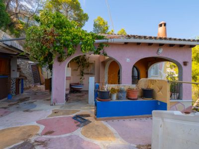 Überdachte Veranda und Terrasse