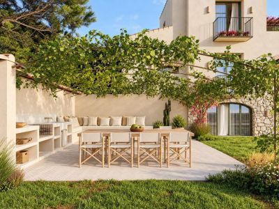 Terrasse mit Außenessbereich