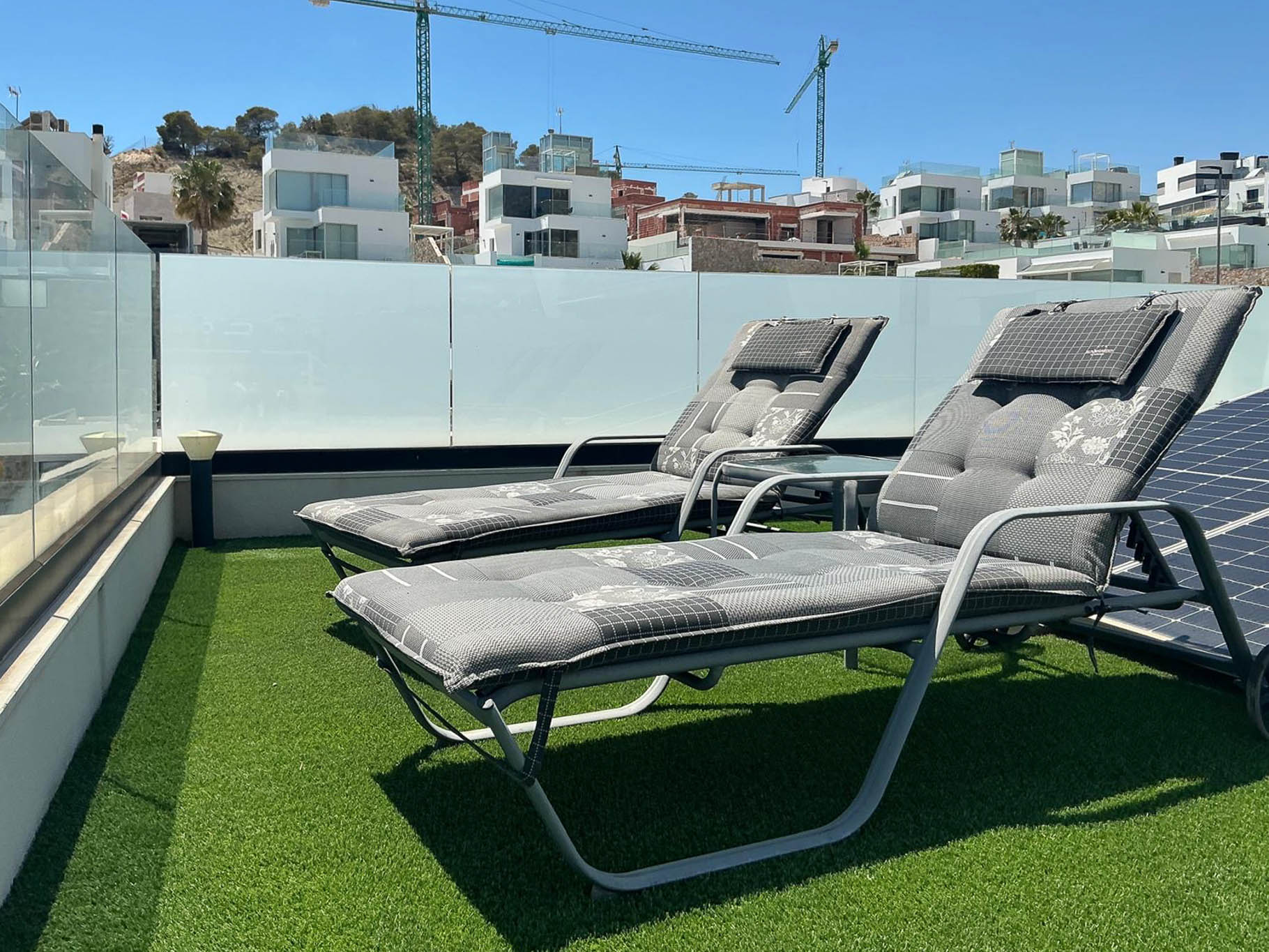 Solarium auf dem Dach