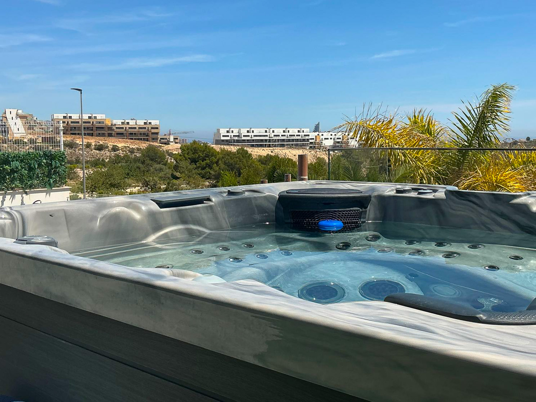 Außenwhirlpool mit Aussicht