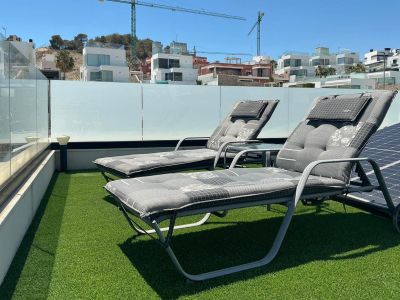 Solarium auf dem Dach