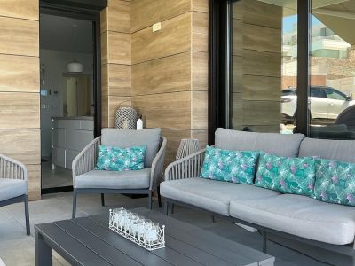 Überdachte Terrasse