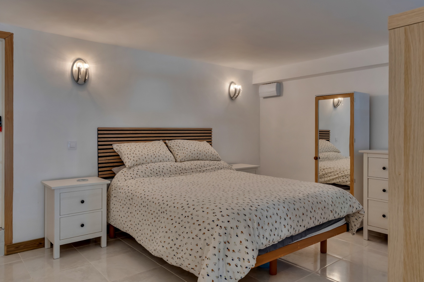 Schlafzimmer der Villa