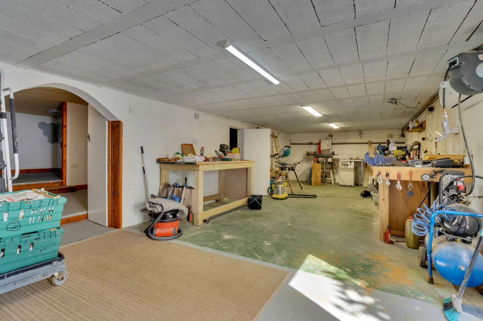 Werkstatt und Arbeitsbereich