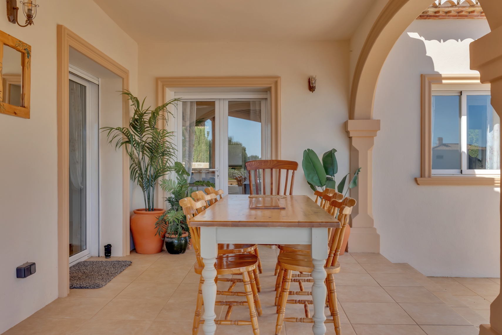 Überdachte Terrasse