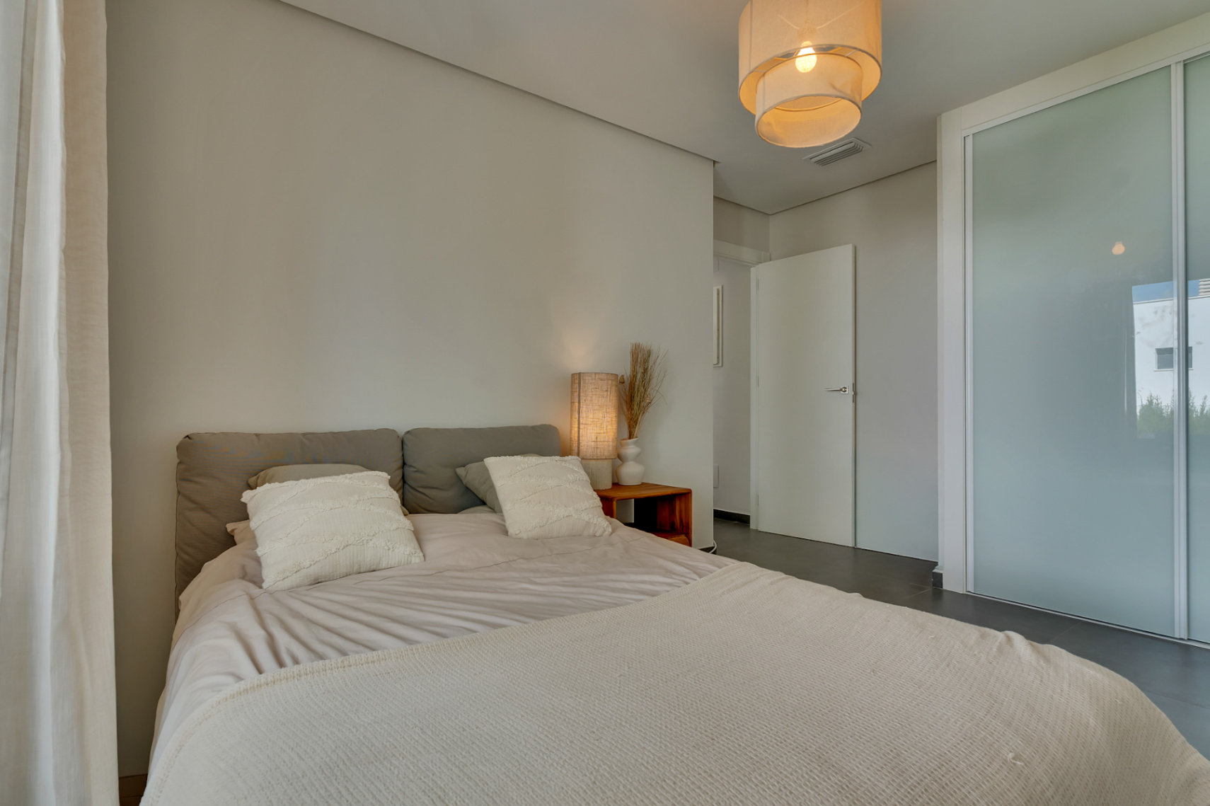 Schlafzimmer der Villa