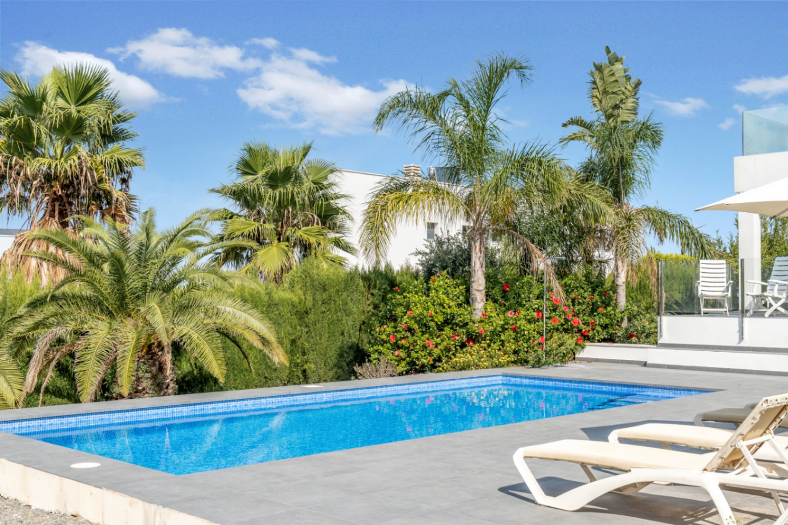 Swimmingpool und Garten