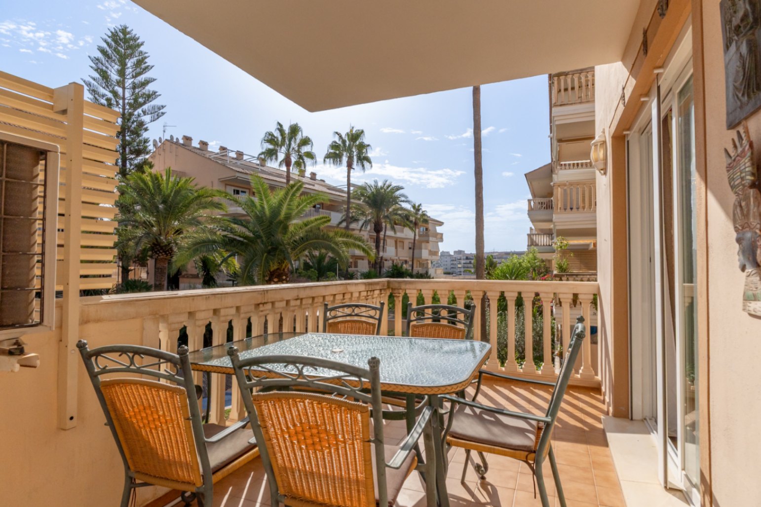 Überdachte Terrasse