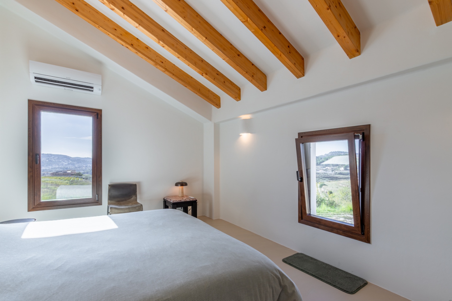 Schlafzimmer mit Aussicht