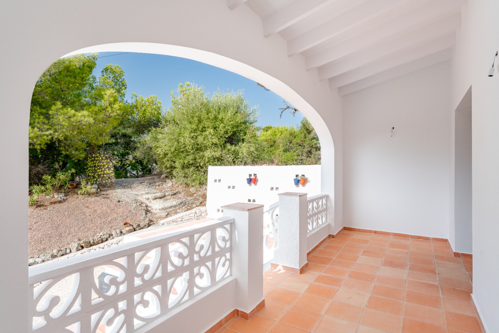 Überdachte Terrasse