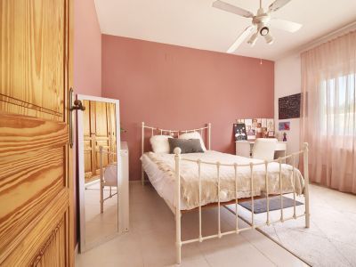 Schlafzimmer der Villa