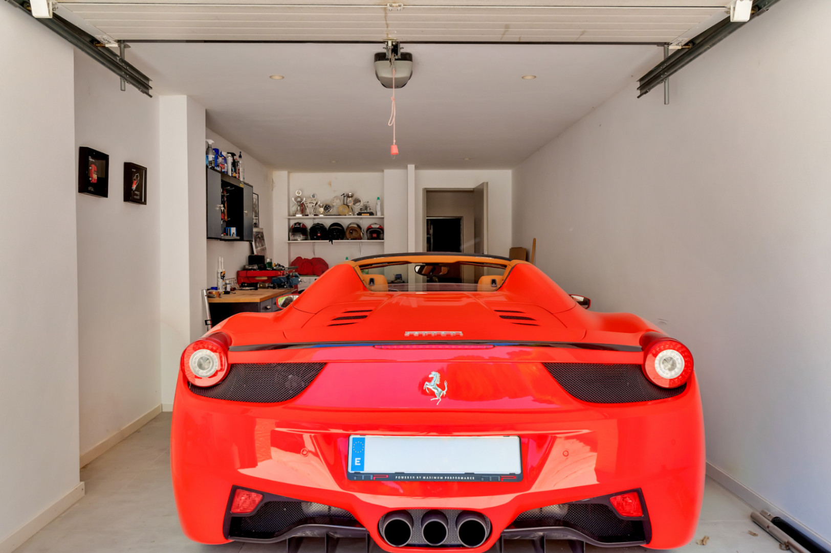 Garage Innenansicht