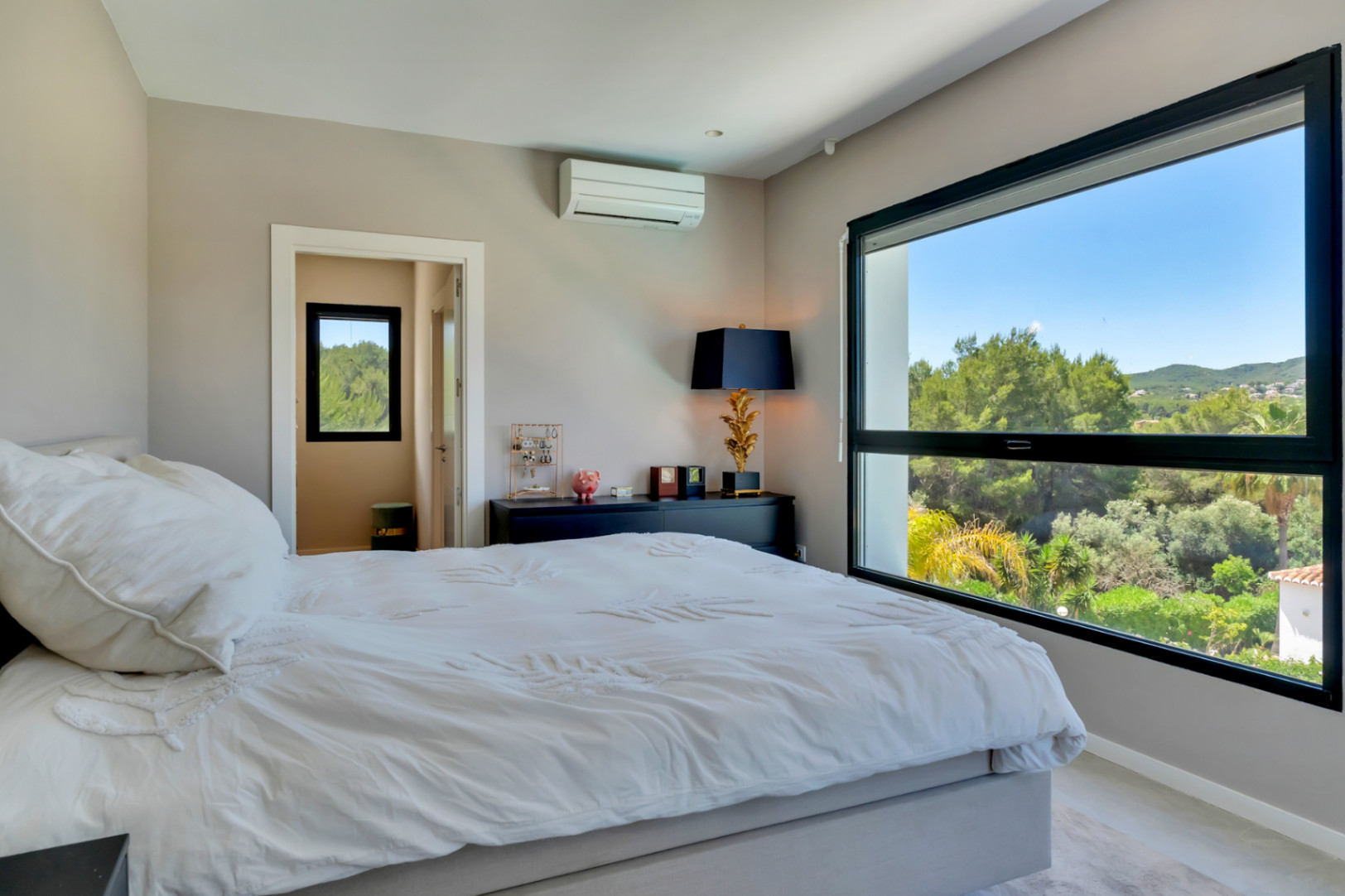 Schlafzimmer mit Aussicht