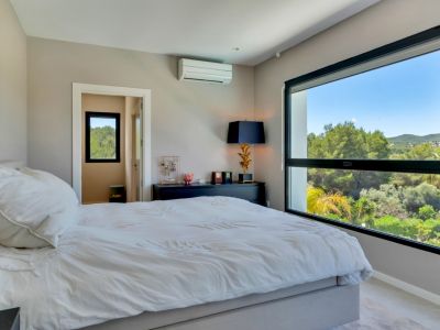 Schlafzimmer mit Aussicht
