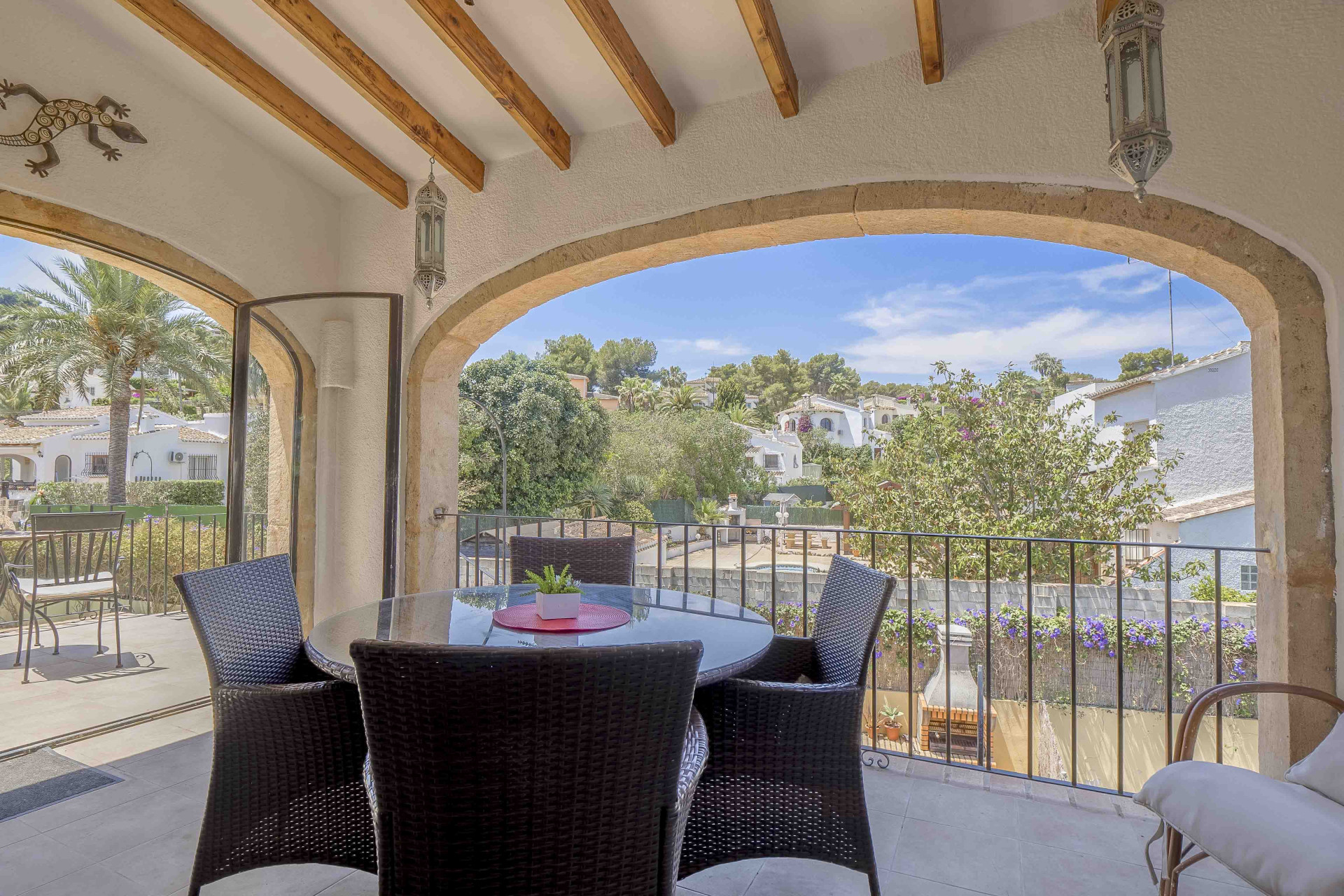 Überdachte Terrasse