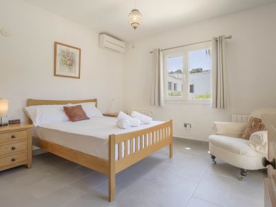 Schlafzimmer der Villa