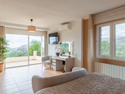 Schlafzimmer mit Terrasse