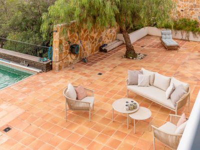 Terrasse am Pool