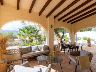 Überdachte Terrasse