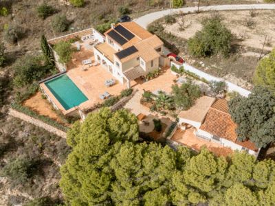 Luftaufnahme der Villa