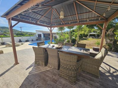 Pergola am Pool