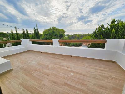 Terrasse mit freiem Ausblick