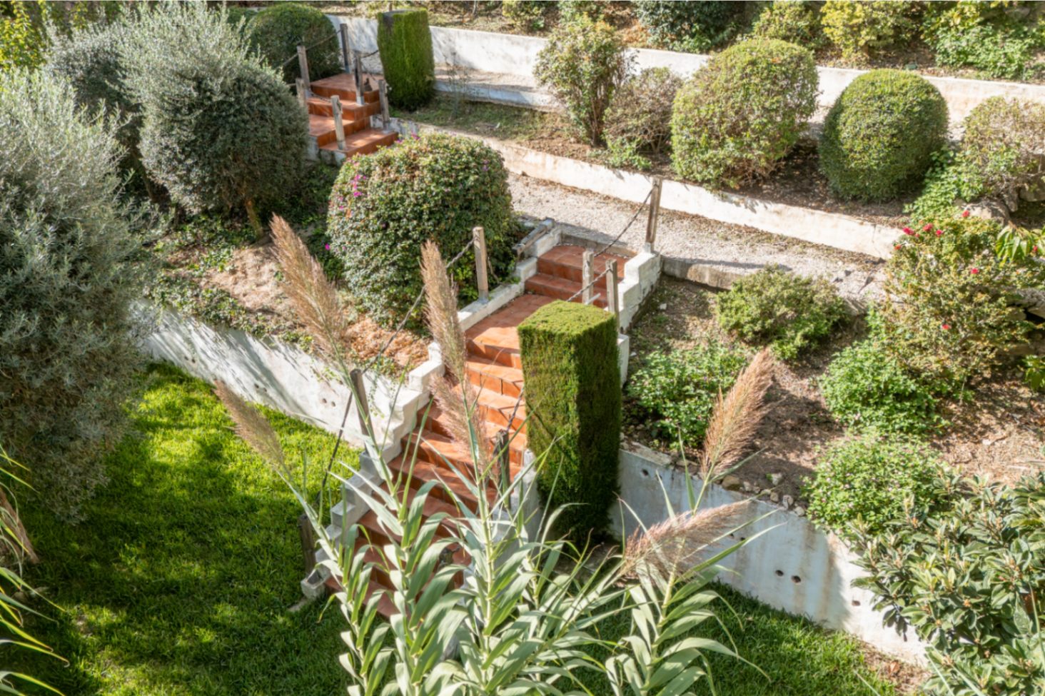 Treppe im Garten