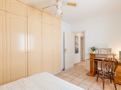 Schlafzimmer der Villa