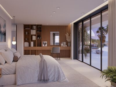 Schlafzimmer mit Terrasse