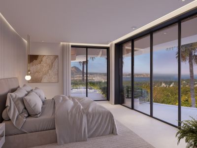Schlafzimmer mit Meerblick