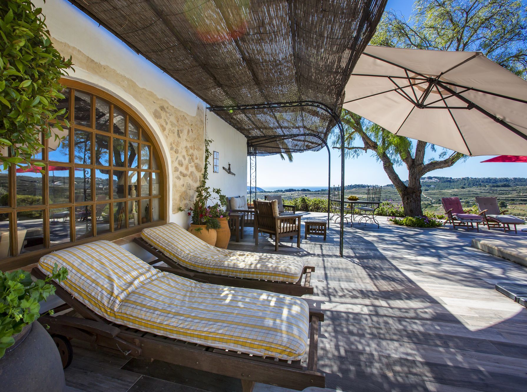 Traditionelle mediterrane Finca in Jávea mit Meerblick