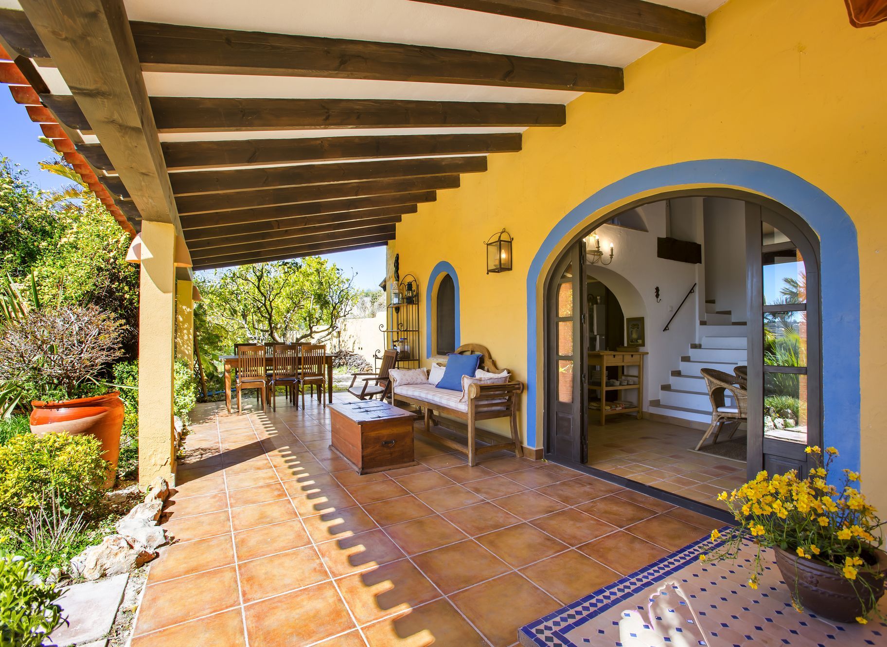 Traditionelle mediterrane Finca in Jávea mit Meerblick