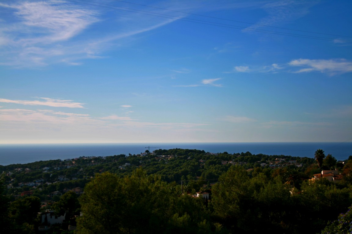Baugrundstück in Moraira Benimeit mit Meerblick