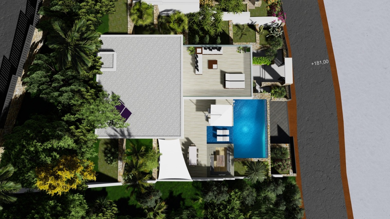 Neu gebaute Villa mit Meerblick in Calpe