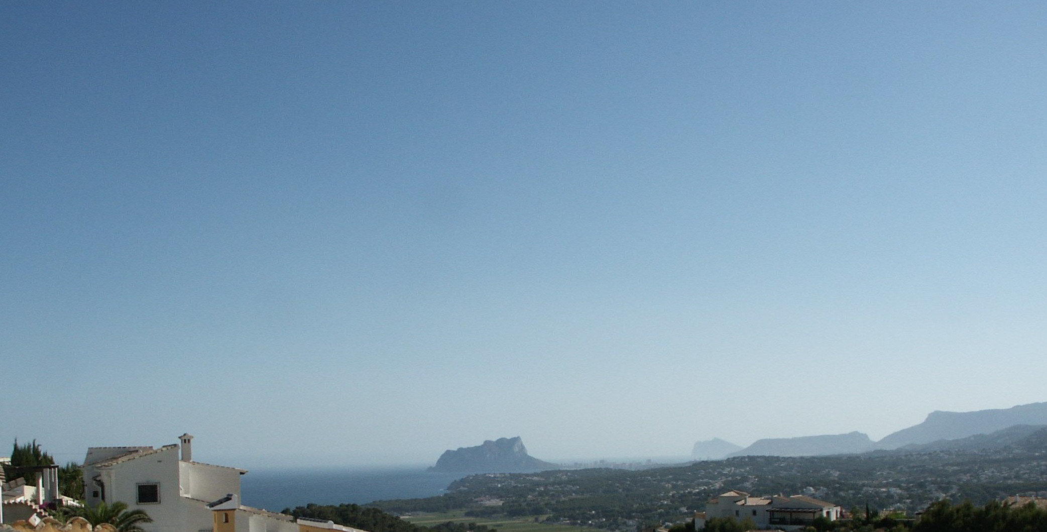 Baugrundstück mit Panoramablick und Meerblick in Benitachell