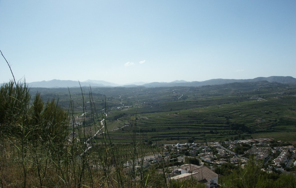 Baugrundstück mit Panoramablick und Meerblick in Benitachell